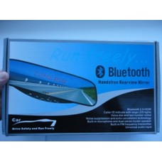 Bluetooth laisvų rankų įranga su LCD vaizduokliu veidrodyje